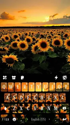 Sunflower Fields Theme android App screenshot 0