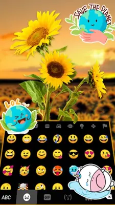 Sunflower Fields Theme android App screenshot 2